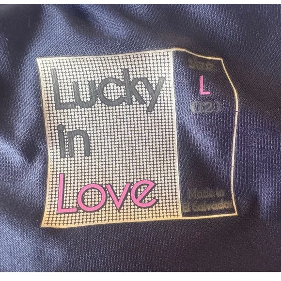 Lucky in Love Blue & White Floral Accent Tennis Pickleball Golf Skort. Women’s L - Picture 6 of 7